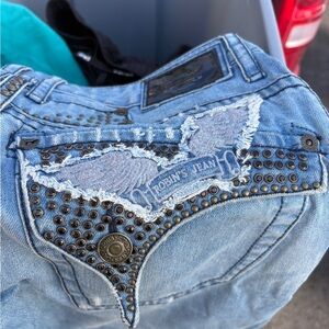 Robin's Jean Light Blue Studded men’s 30 waist
